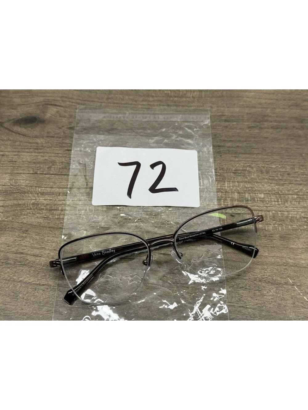 Vera Bradley Fae Steel Blue Medallion STM Eyeglasses Frames 53[]16-135